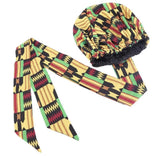 Royalty Print Satin Lined Bonnet/Headwrap