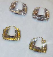 Upscale Square Earrings