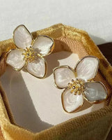 Hibiscus Flower Earrings
