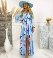 Vacation Vibes Dress (Blue)