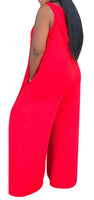 Wide Leg Hooded Jumpsuit