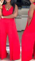 Wide Leg Hooded Jumpsuit